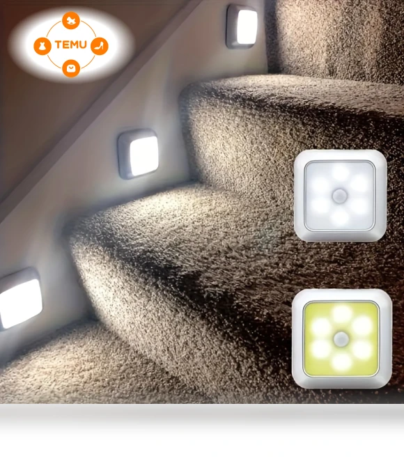 Motion Sensor Night Light for Cabinet Toilet Decor — Night Lights