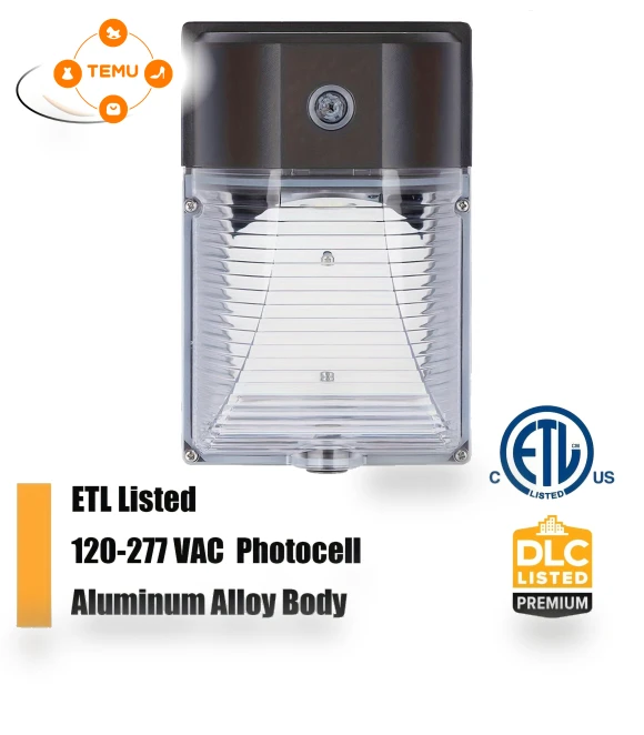 Outdoor LED Wet Location Lamp with Sensor — Outdoor Security & Flood Lighting