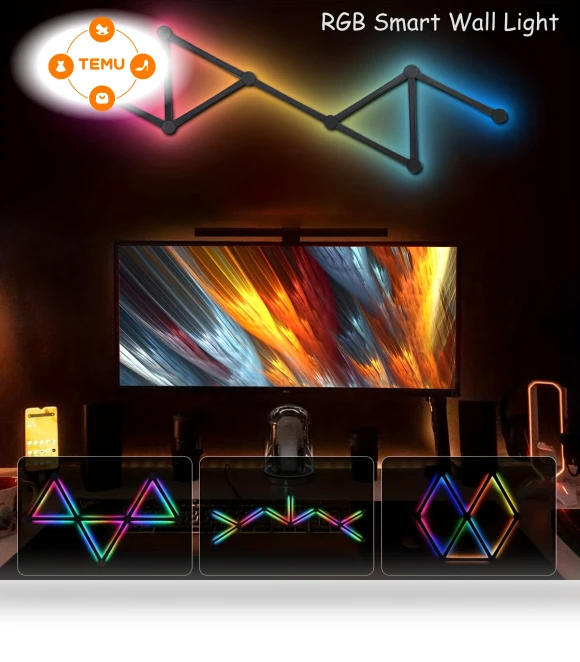 Smart RGB LED Wall Lights Music Bars — LED Strips