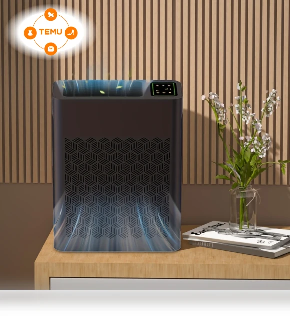 Large Room Air Purifier with Air Quality Sensor, Auto Mode, and Timer — Electrostatic Air Purifiers