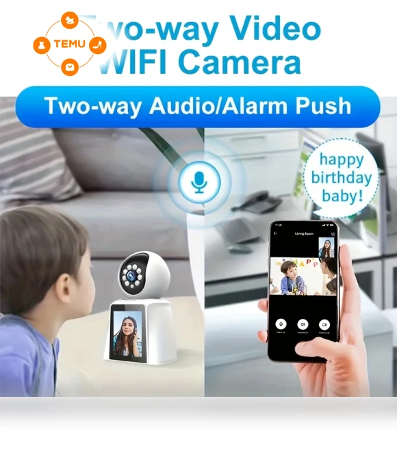 3MP WiFi Camera with 2.8 Inch Display Screen — Baby Monitors
