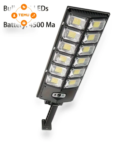 504 LED Solar Light Outdoor Street Light with Sensor — Street Lighting