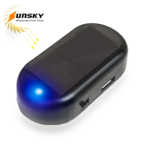 Solar Power Simulated Dummy Alarm Warning Anti-Theft LED Flashing Security Light — Accessories, LQ