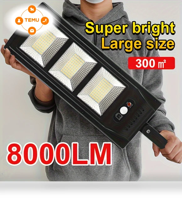 Solar Wall Light with Motion Sensor and Remote Control — Outdoor Wall Lighting