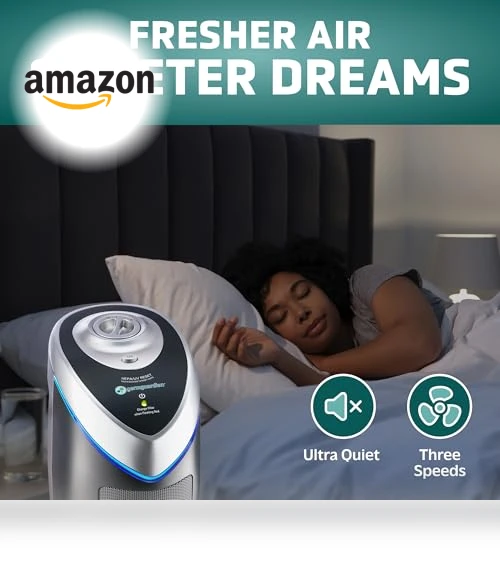 4-In-1 HEPA Air Purifier for Home, Large Rooms Up To 743 Sq. Ft. — Air Ionizers, GermGuardian
