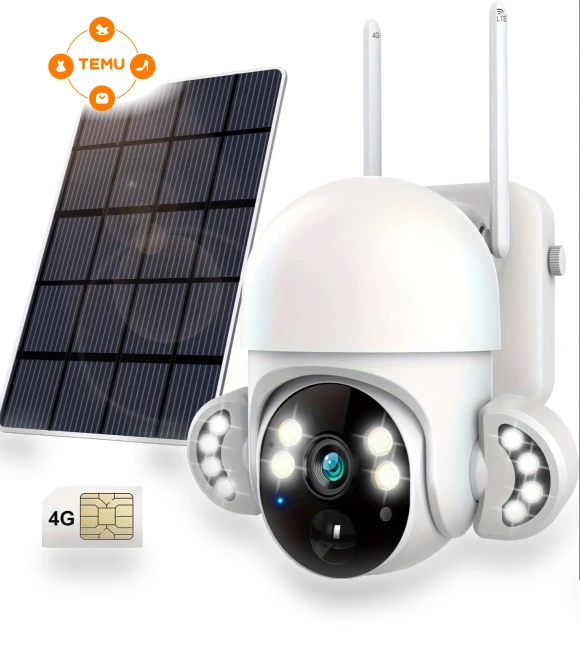 4G LTE Solar Security Camera Wireless Outdoor — Security Cameras