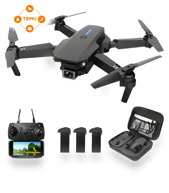 4K HD Camera WiFi FPV Drone with Dual Camera — Drones