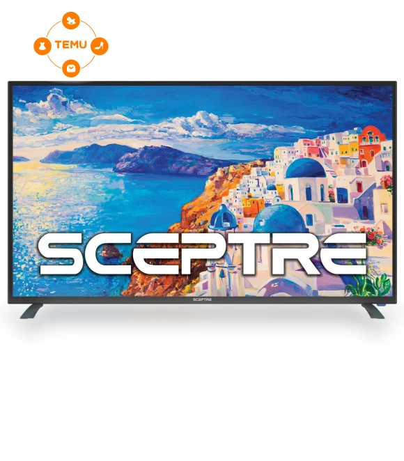 50" 4K LED TV UHD 3840x2160 HDTV, Sports Gaming Movie Slim Wall Mountable — Television