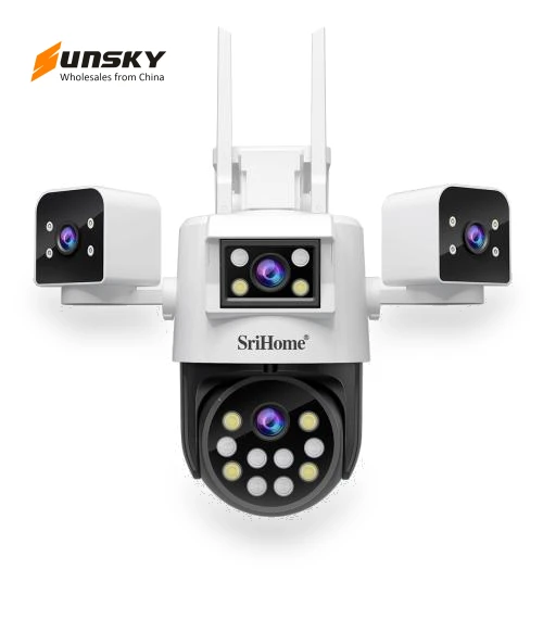 8MP HD Quad Lens Security Camera — Video Surveillance Systems, SriHome