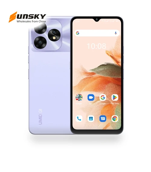 Smartphone with Face ID & Side Fingerprint — Screen Protectors, UMIDIGI
