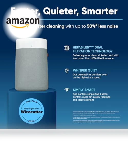 HEPASilent Smart Air Purifier for Large Rooms — Air Ionizers, BLUEAIR