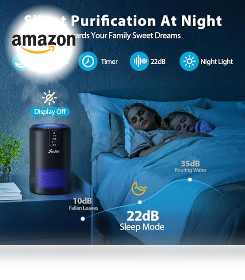 Air Purifier for Home with HEPA Filter, Sleep Mode, and Aromatherapy — Electrostatic Air Purifiers, FreAire