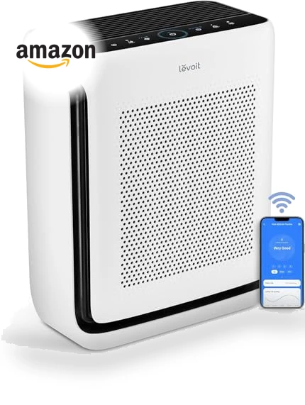 Smart WiFi Air Purifier for Large Rooms up to 1800 Ft² with HEPA Filter — Air Ionizers, LEVOIT