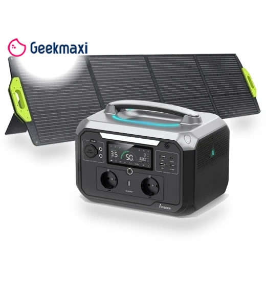 Portable Power Station with Solar Panel Kit — Portable Power Solutions, Ampace
