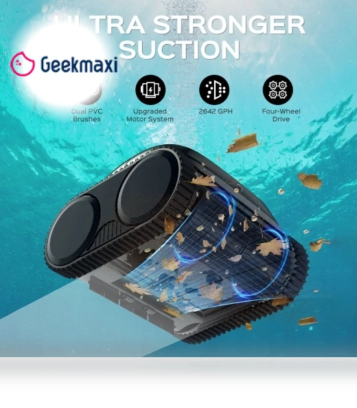 Cordless Robotic Pool Cleaner — Automated Pool Maintenance, WYBOT