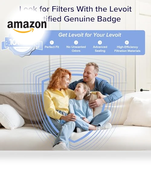 3-in-1 Air Purifier for Bedroom, Home, and Office — Air Purifier Components & Enhancements, LEVOIT