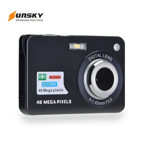HD Digital Camera with Self-Portrait Video — Selfie Lights, K09