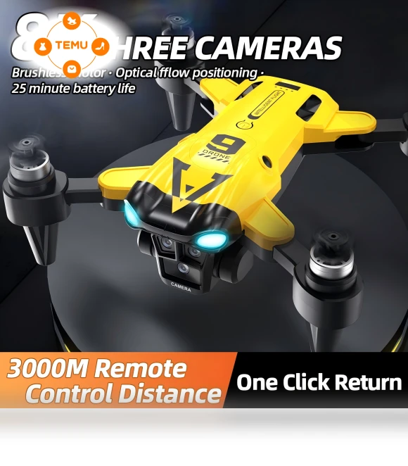 Long Drone with Positioning and Dual HD Cameras — Drones