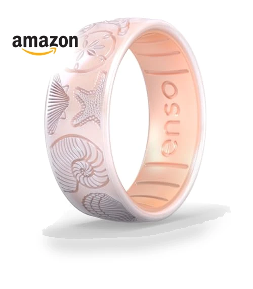 Etched Classic Silicone Rings - Coastal Collection — Smart Rings, Enso Rings