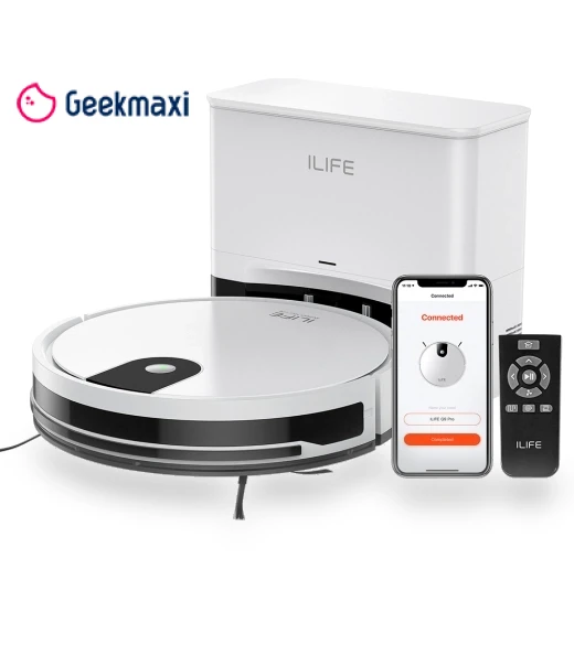 Robot Vacuum Cleaner with Self-Emptying Station — Smart Cleaning Robots, ILIFE