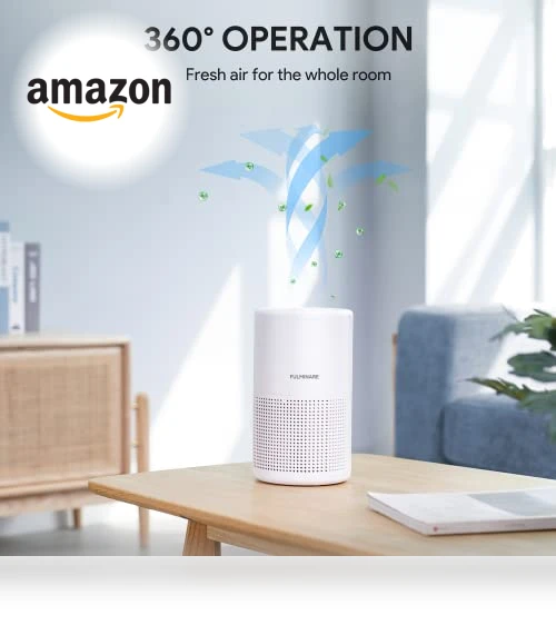 H13 True HEPA Air Purifier with Night Light — Electrostatic Air Purifiers, FULMINARE