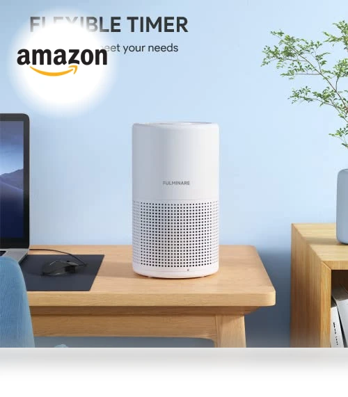 H13 True HEPA Air Purifier with Night Light — Electrostatic Air Purifiers, FULMINARE