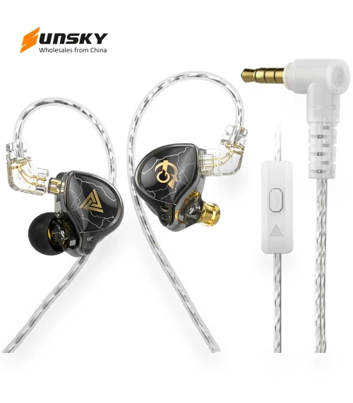 In-Ear Earphones with Microphone — In-Ear Headphones, QKZ