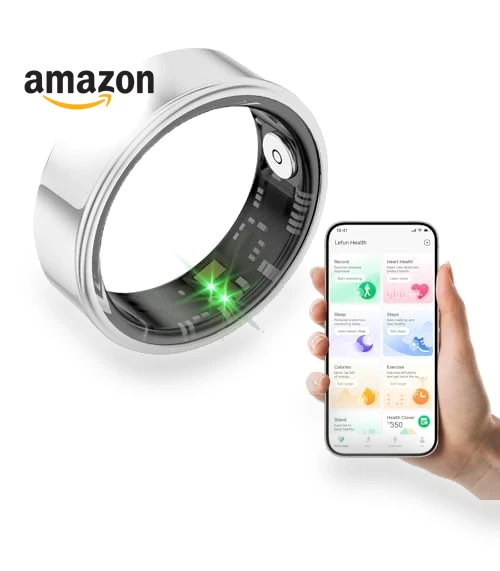 Health and Fitness Smart Ring with Heart Rate and Sleep Monitoring — Smart Rings, MERNEUO