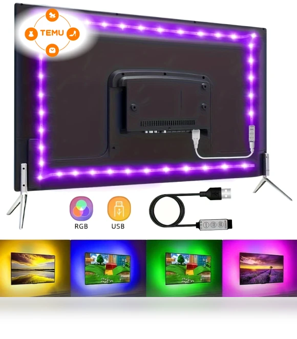 2835 LED Light Strip - Vibrant, Flexible, USB Powered, Remote Controlled — LED Strips