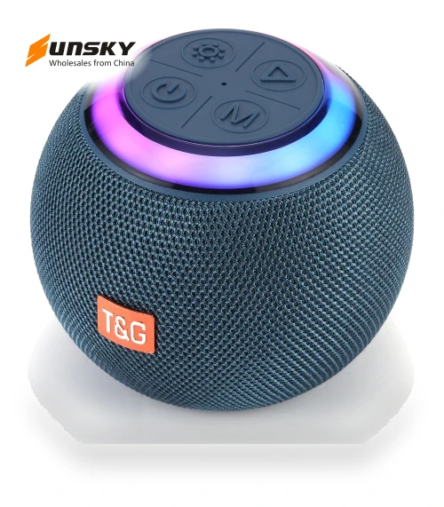 Mini Portable Outdoor Wireless Bluetooth Speaker with LED Atmosphere Light — Portable Audio Solutions, T&G
