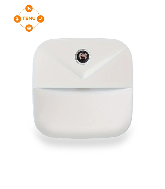 Modern LED Motion Sensor Night Light, 0.1W, Energy-Saving, Adjustable, Cold White Light — Wall Lighting