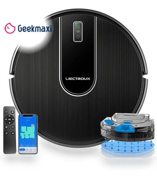 Robot Vacuum Cleaner and Wet Mop Combo — Smart Cleaning Robots, Liectroux