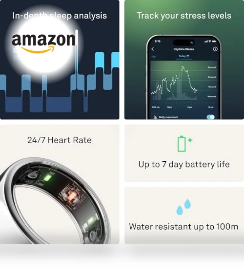 Oura Ring Gen3 Horizon - Smart Ring with Sleep Tracking — Smart Rings, Oura