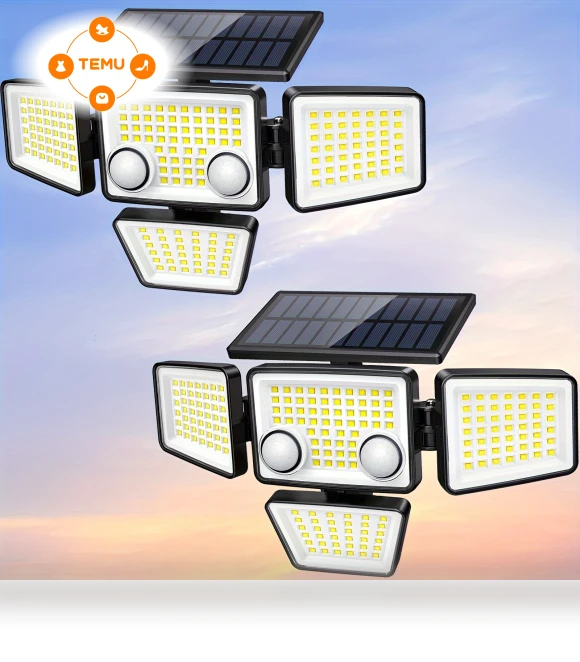 Outdoor Solar Lights with Motion Sensor — Outdoor Security & Flood Lighting