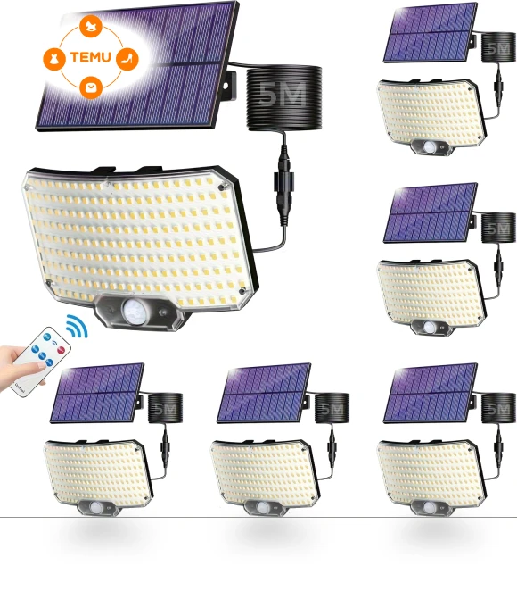 234 LED Outdoor Solar Motion Sensor Light — Outdoor Security & Flood Lighting