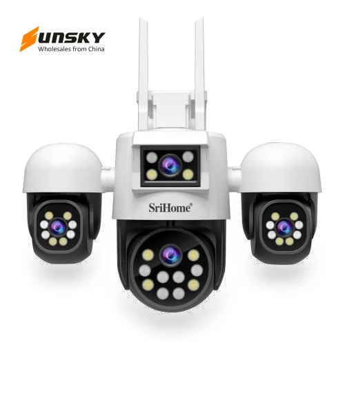 Quad-lens Security Camera — Security Cameras, SriHome