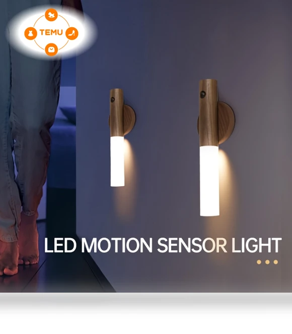 Rechargeable LED Night Light with Smart Sensor — Night Lights