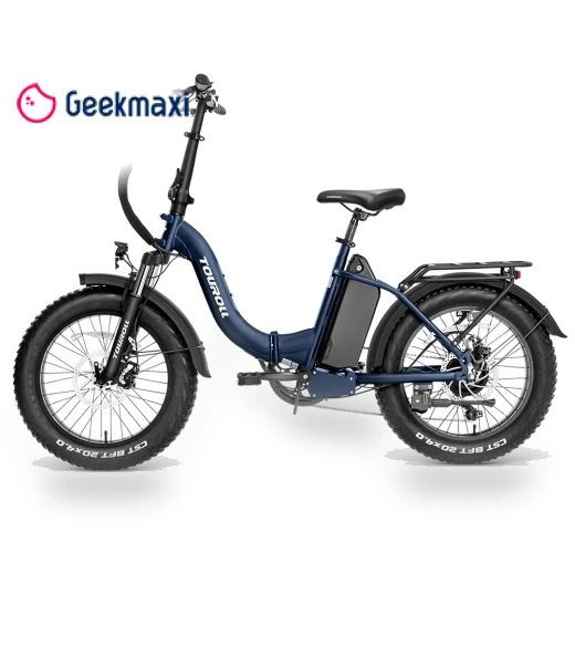 Foldable Step-through Electric Bike — Electric Self-Balancing Scooters, Touroll