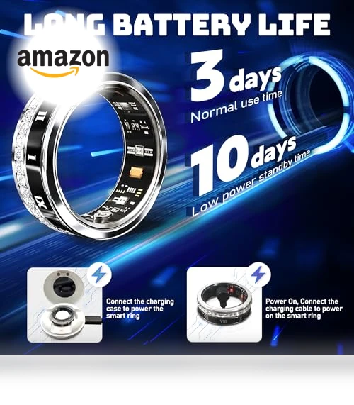 Fitness Tracker Smart Ring with Health Monitoring — Smart Rings, GANSI