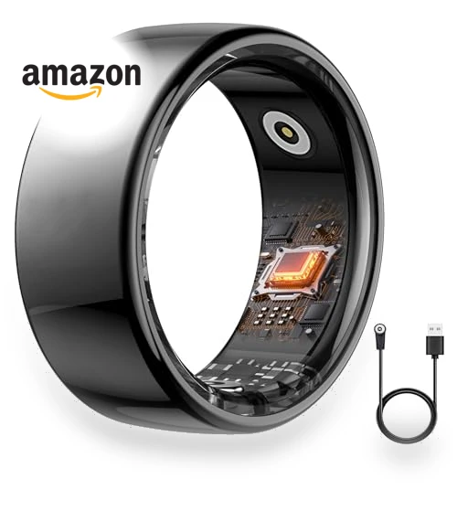 Smart Health Fitness Ring with Heart Rate, Blood Oxygen, Sleep Tracker — Smart Rings, Kuinha