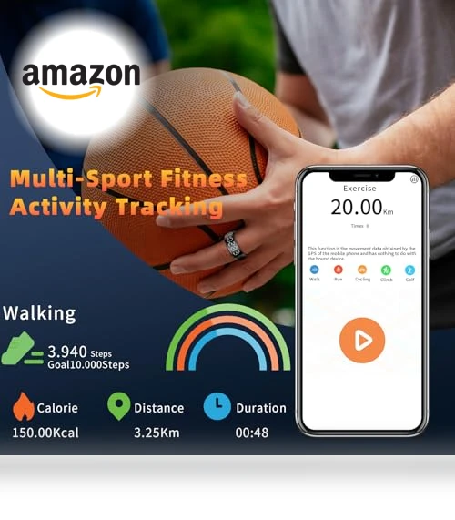 Smart Ring Health Tracker with LED Display — Smart Rings, Gwenland