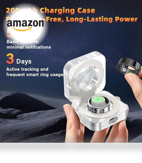 Smart Ring Health Tracker with LED Display — Smart Rings, Gwenland