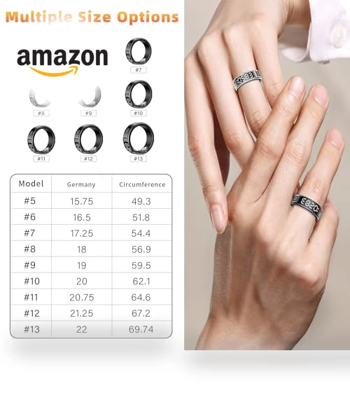 Smart Ring Health Tracker with LED Display — Smart Rings, Gwenland