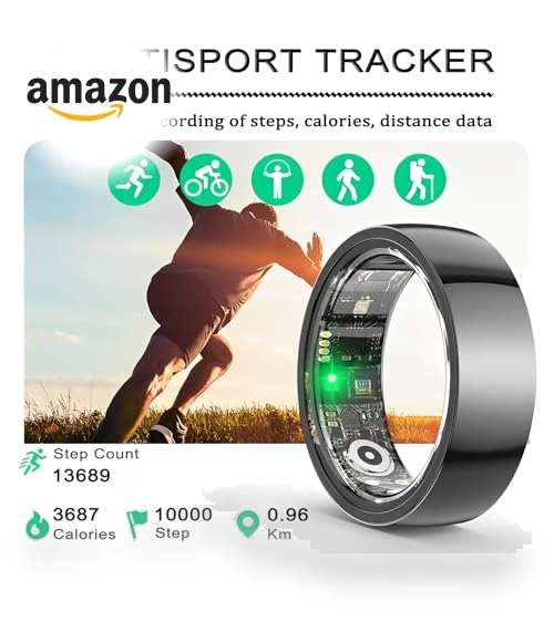 Ceramic Smart Health Ring with Sleep Tracker and Heart Rate Monitor — Smart Rings, Shenzhen Xinzhiyan Technology Co., Ltd.