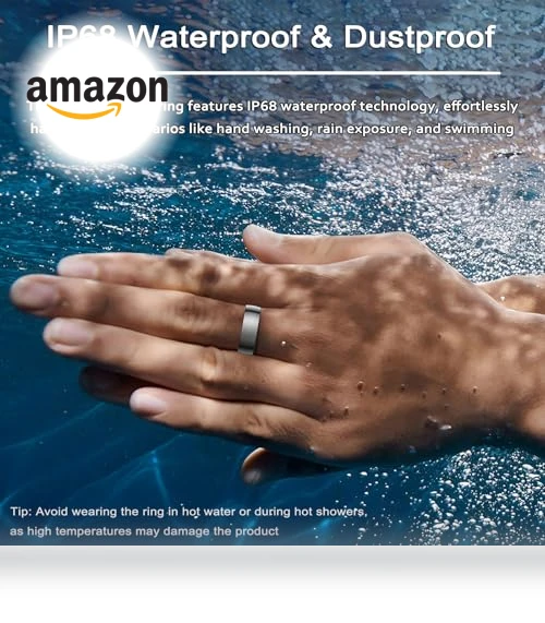 Ceramic Smart Health Ring with Sleep Tracker and Heart Rate Monitor — Smart Rings, Shenzhen Xinzhiyan Technology Co., Ltd.