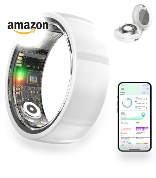 Ceramic Smart Health Ring with Sleep Tracker and Heart Rate Monitoring — Smart Rings, Shenzhen Xinzhiyan Technology Co., Ltd.