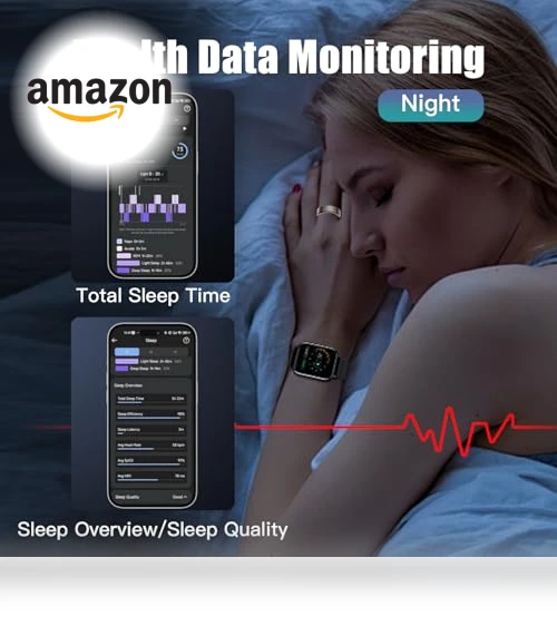 Smart Ring Health Tracker with Heart Rate and Blood Oxygen Monitoring — Smart Rings, Kuxlagz