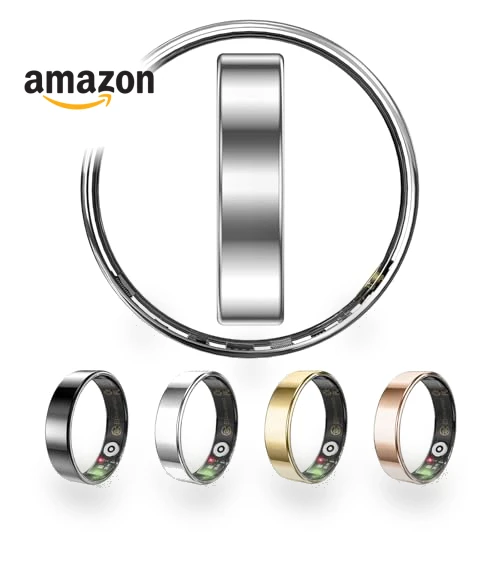 Ultra-Thin Smart Ring Health Tracker with Heart Rate and Sleep Monitoring — Smart Rings, Yuehetian