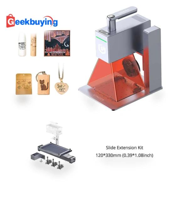 Smart Laser Engraver with Slide Extension Kit — Engraving Equipment & Accessories, LONGER