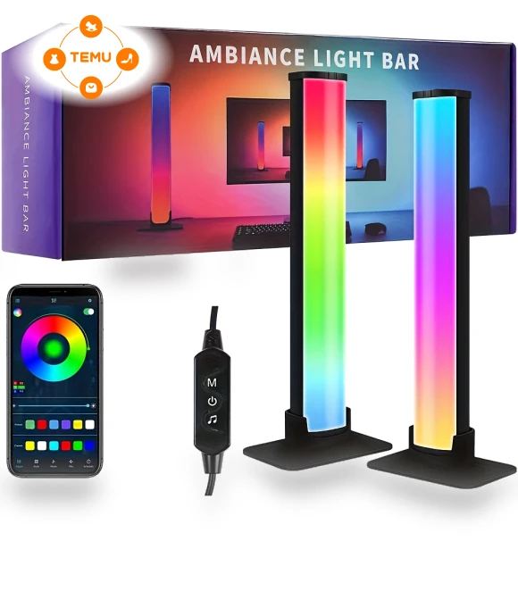 Smart LED Light Bars, RGB Night Light with App Control — LED Strips